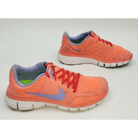 Nike Free 7.0 V2 Orange Low Top Lace Up Running Shoes Womens Size 7.5 - Picture 2 of 7